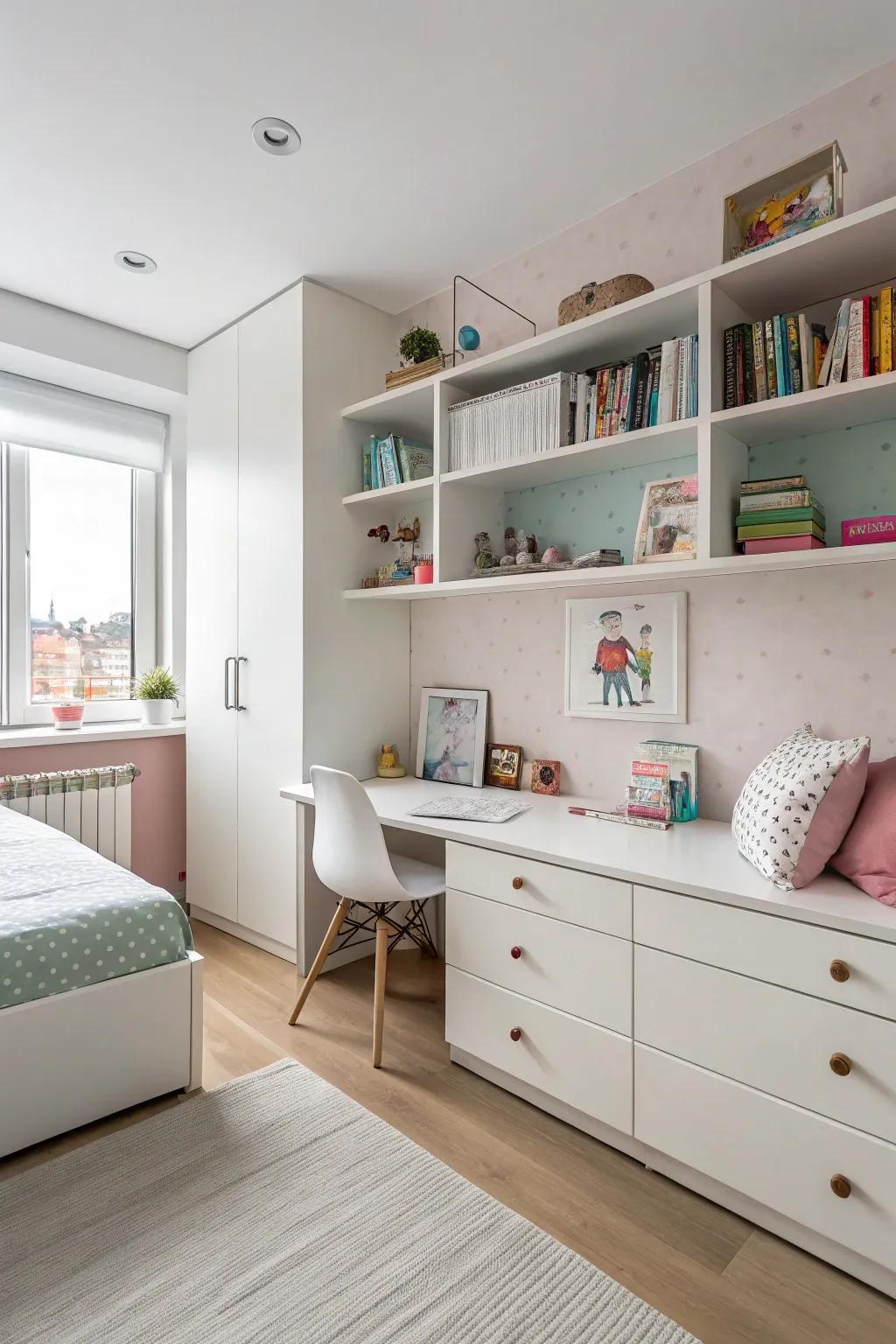 Modern furniture brings style and functionality to your child's space.