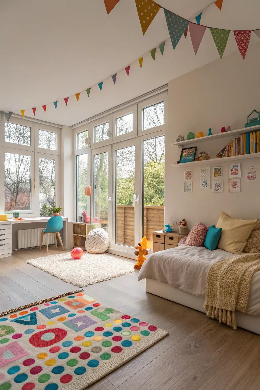 Open spaces invite imagination and play.