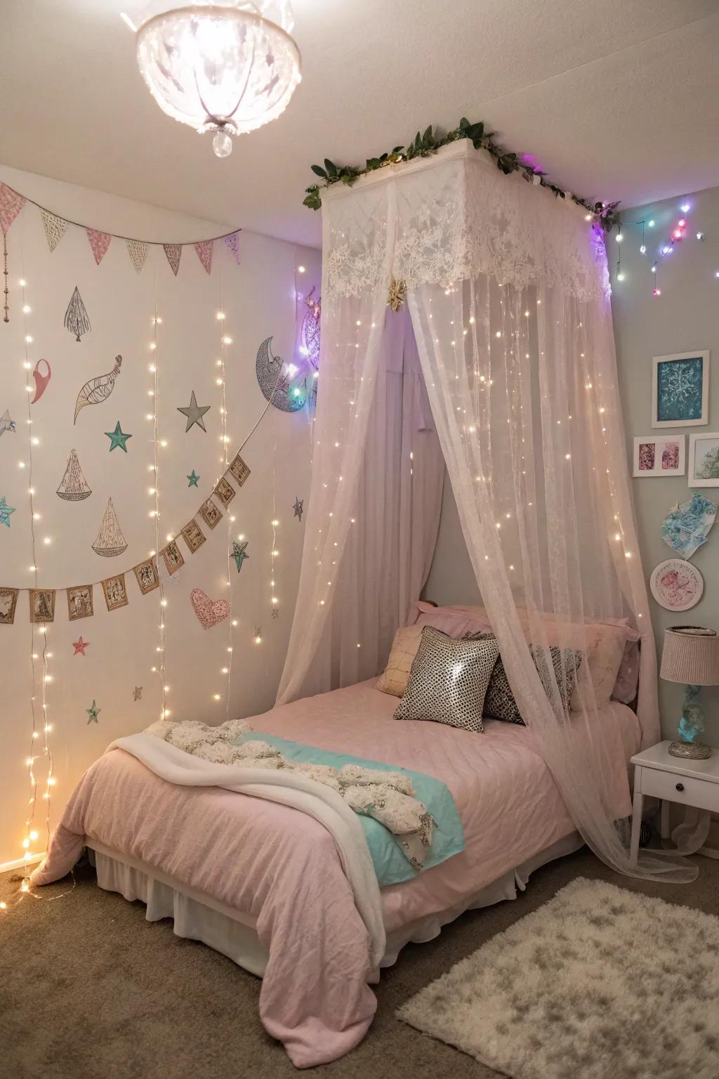A magical fairy tale room transformation.