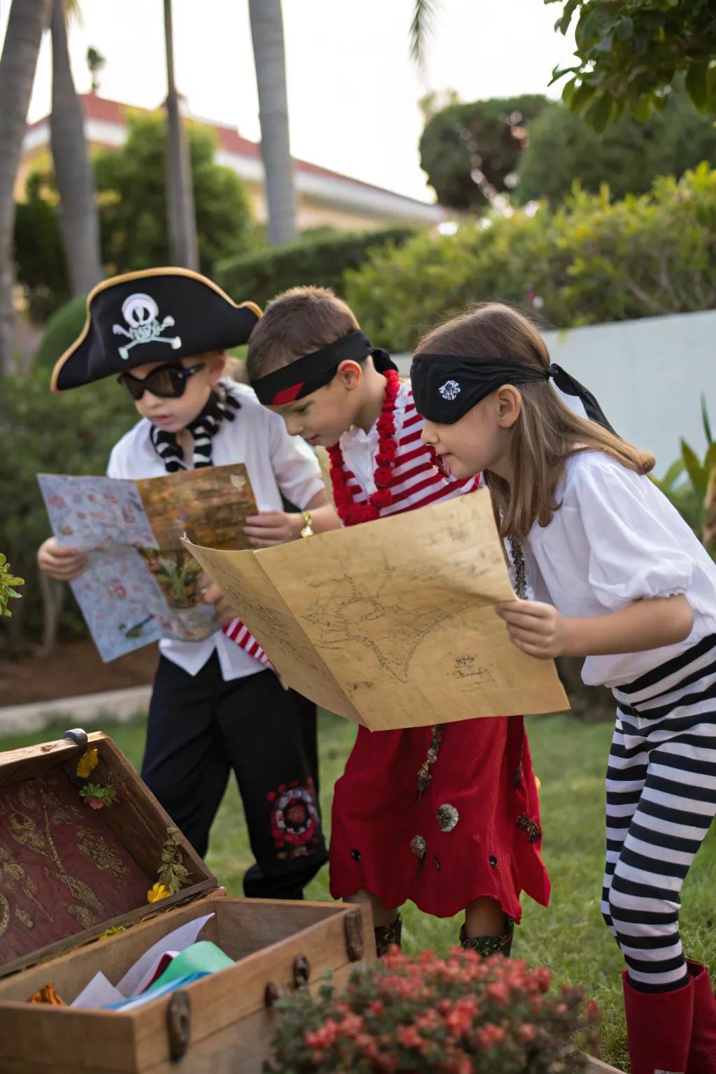 A thrilling pirate-themed treasure hunt.