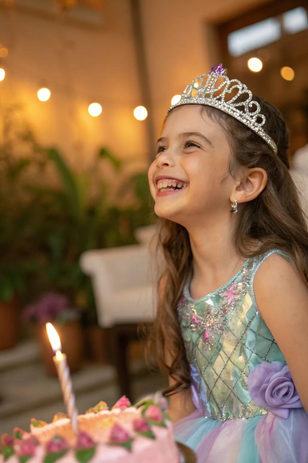 A birthday tiara to make her feel like royalty.