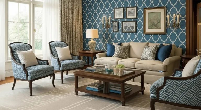 Blue Accent Wall Ideas for Your Living Room: 18 Chic Styles That Inspire