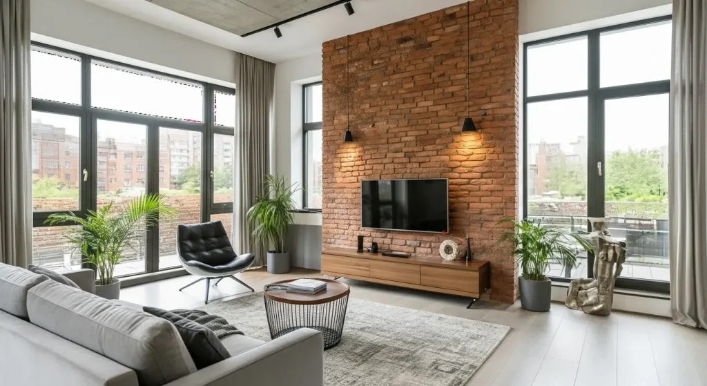 Brick Accent Wall Living Room Ideas: 21 Stylish Designs You’ll Love