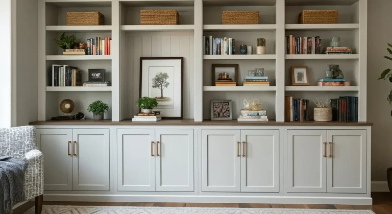 Built-In Shelves Ideas for Your Living Room – 18 Stylish Designs