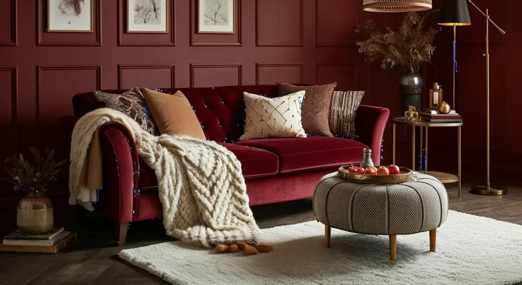 Dark Red Living Room Walls Ideas – 17 Luxe Decorating Secrets