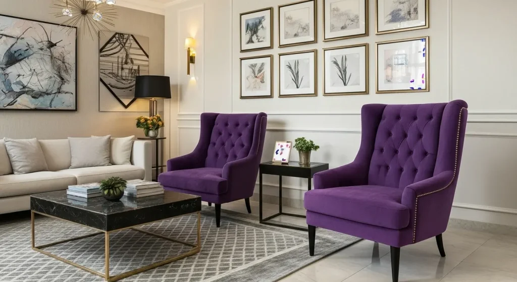 Modern Purple Living Room Ideas That Inspire 19 Bold Makeovers
