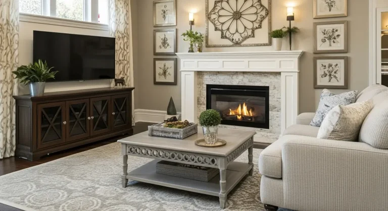 TV and Fireplace Living Room Ideas: 18 Chic Looks for a Modern Home