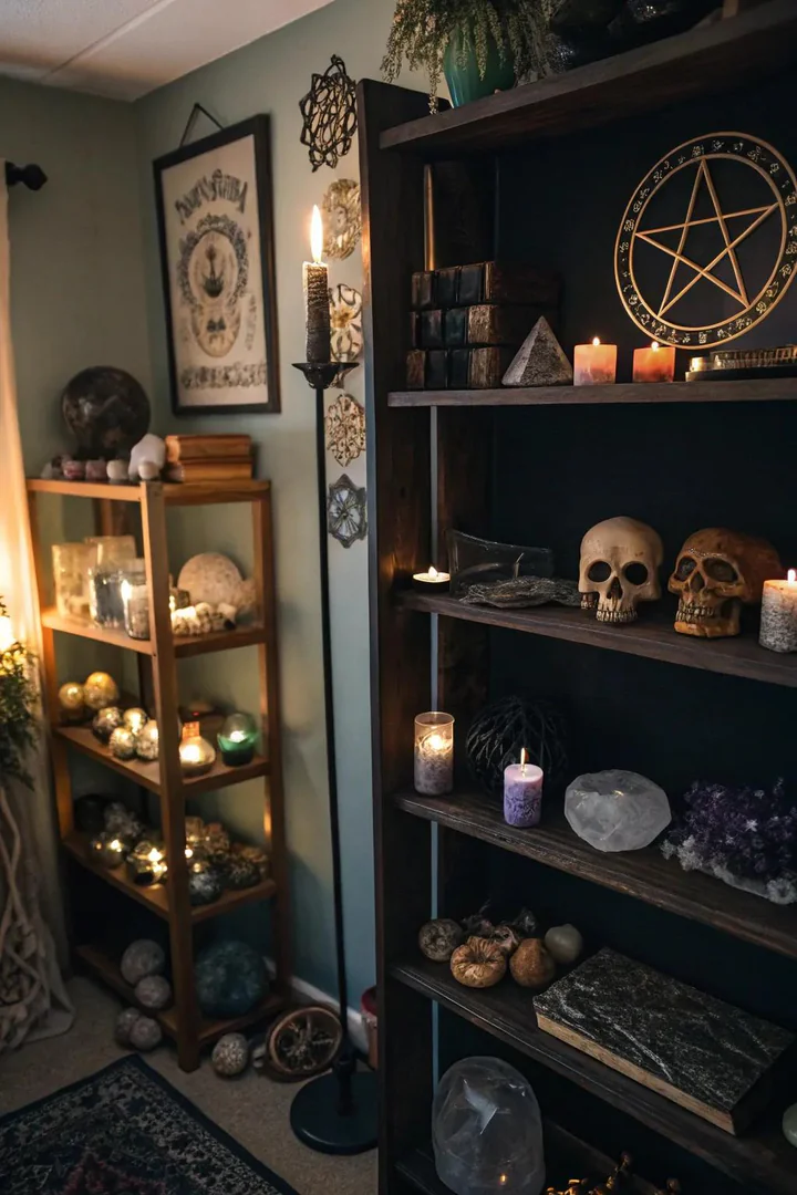 Mystical decor adds a touch of magic to your living space.