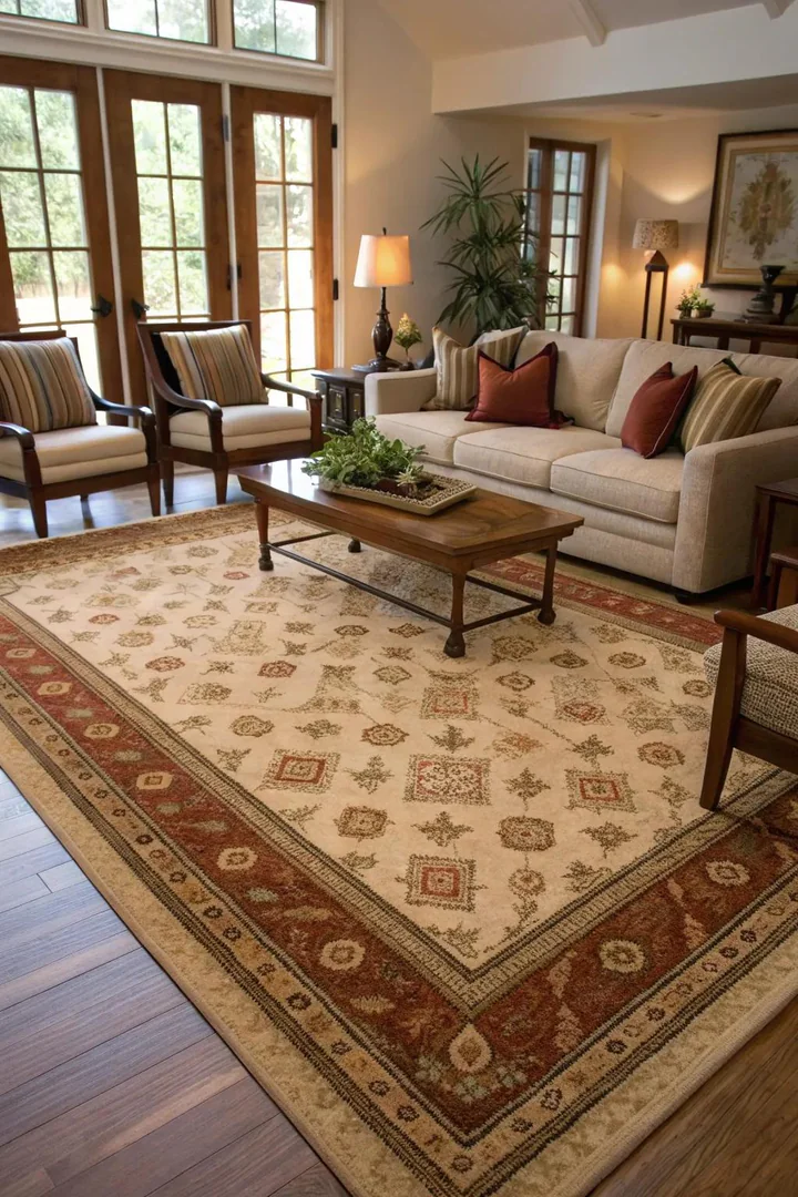 Rugs are key to defining and enhancing living spaces.