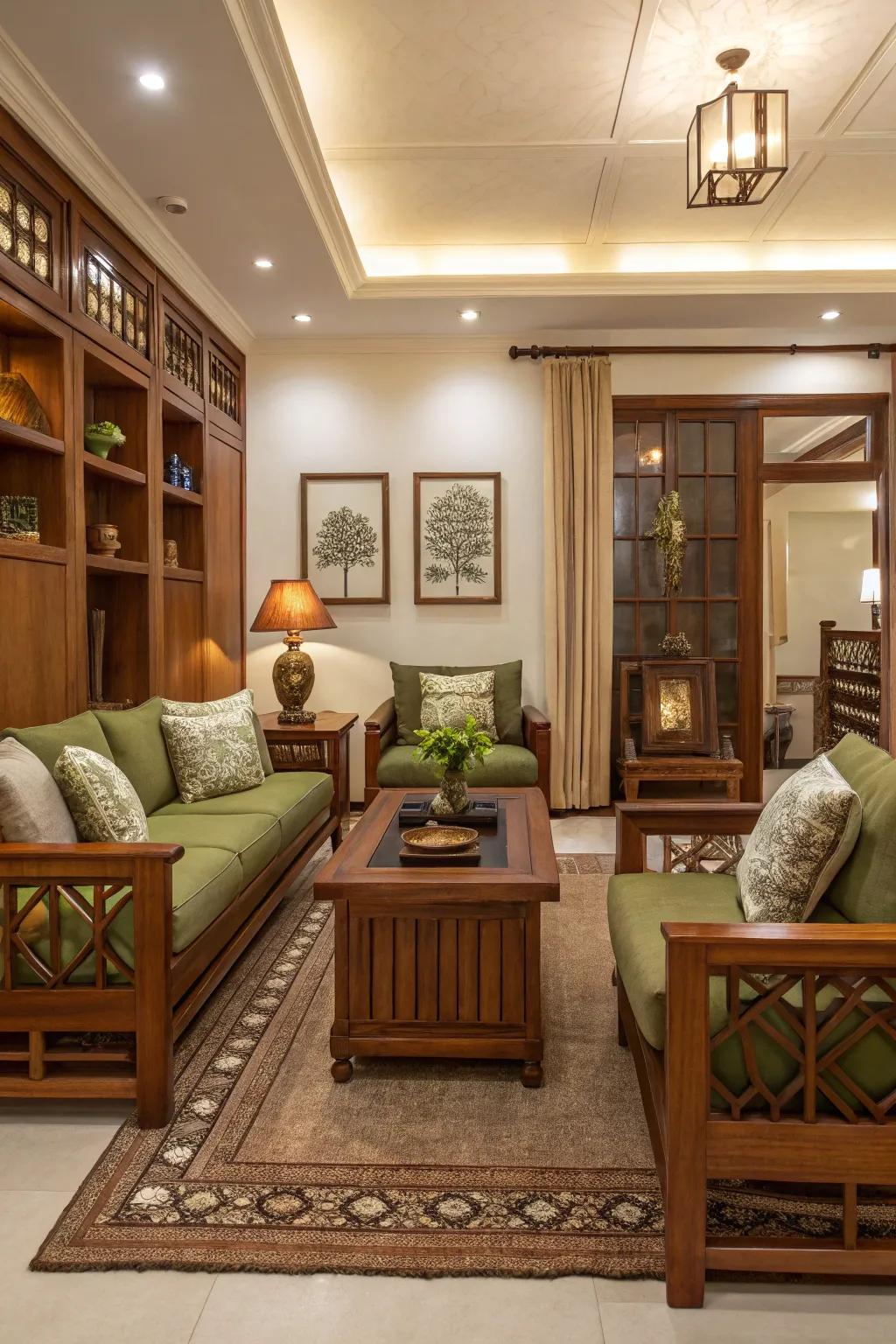 Symmetrical arrangements foster balance and aesthetic harmony.