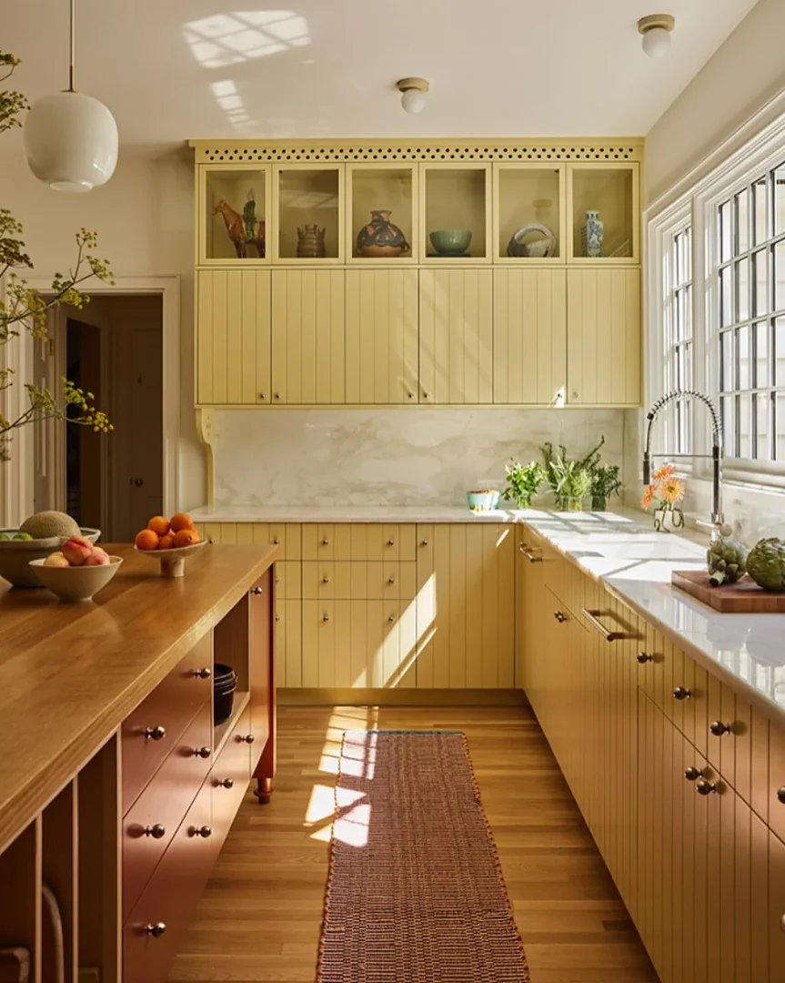 3. Sunny Ochre and Terracotta Blend (Kitchen Color Ideas)