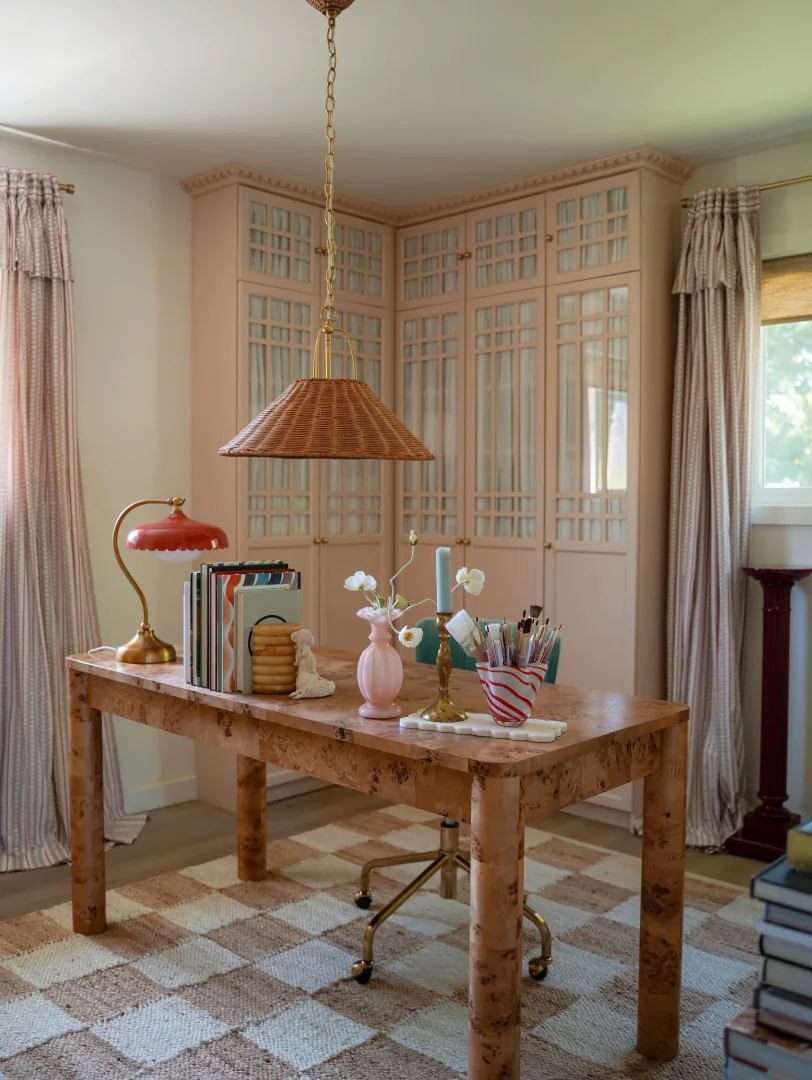 10. Playful Pastel Studio (Home Office Ideas for Her)