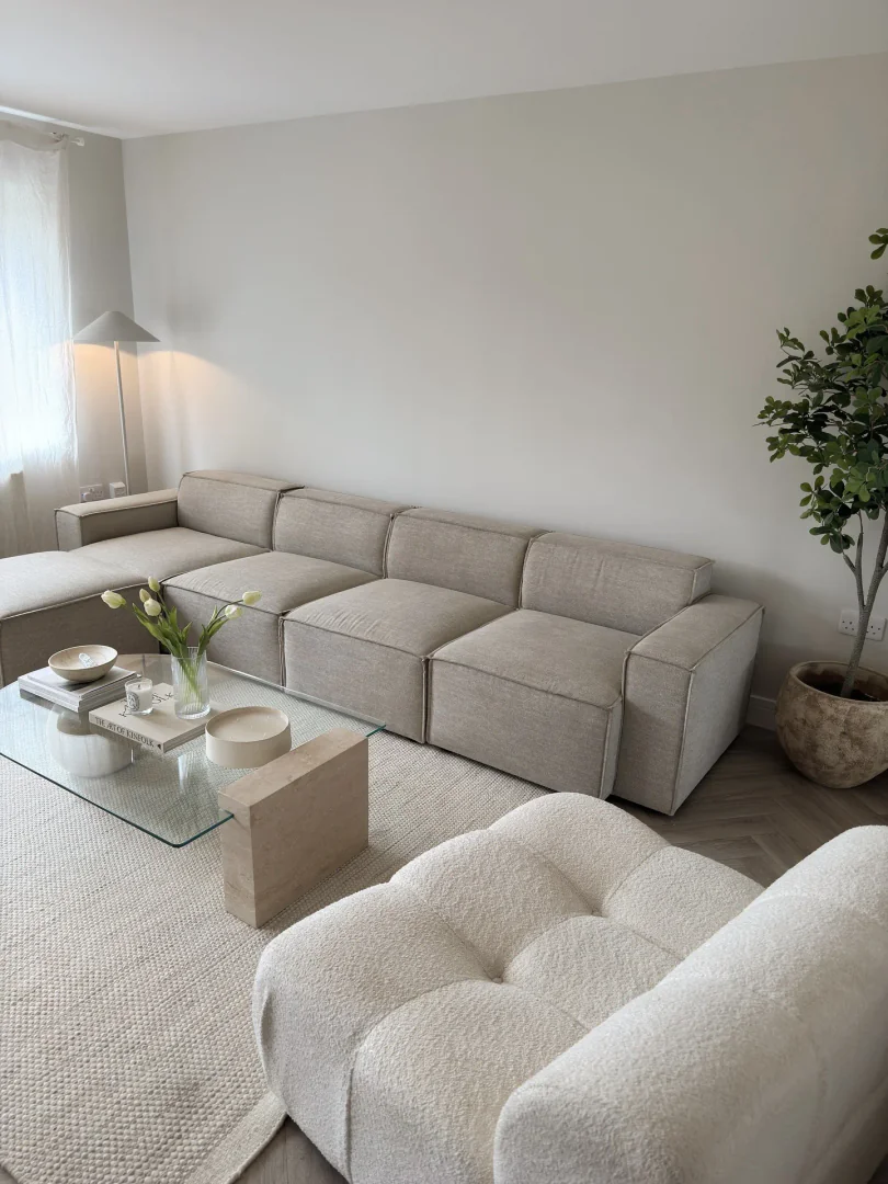 3. Contemporary Tranquility (Neutral Living Room Ideas)