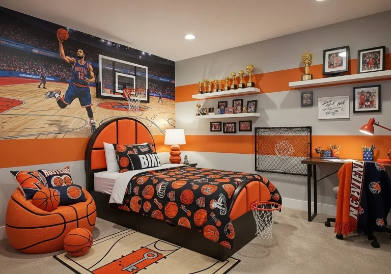Basketball Bedroom Ideas: 16 Epic Designs to Slam Dunk Your Space