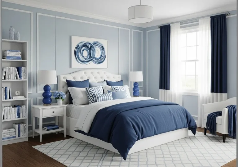 Blue and White Bedroom Ideas: 18 Stunning Designs to Transform
