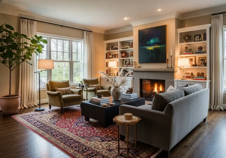 Dark Wood Floor Living Room Ideas: 15 Stunning Designs to Try Now