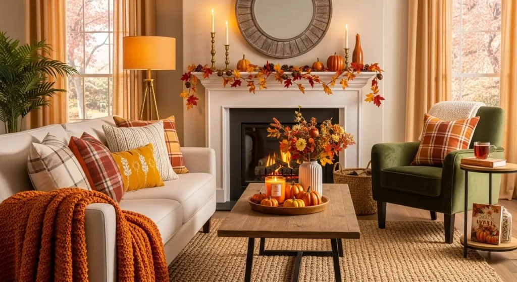 Fall Living Room Decor Ideas: 14 Cozy Touches for Autumn Charm