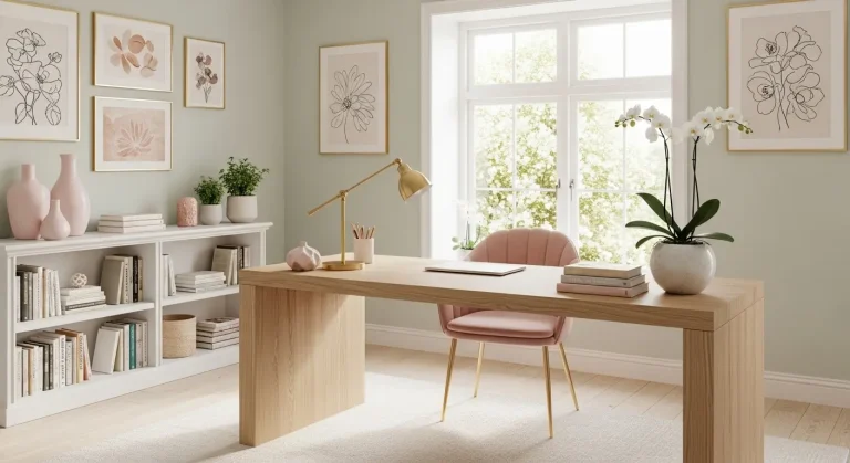 Feminine Home Office Ideas: 18 Chic Spaces to Boost Productivity