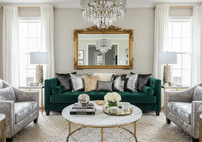 Glam Living Room Ideas – 15 Luxe Designs You Need to See Now