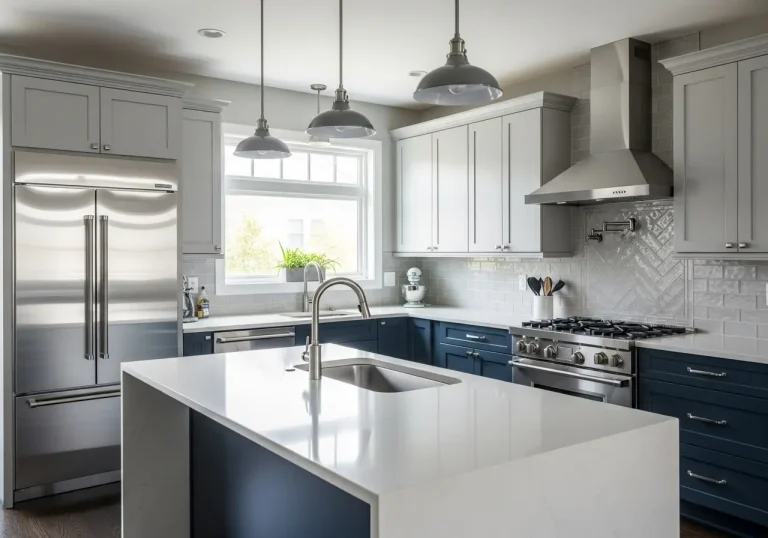 13 Smart Gray and Blue Kitchen Ideas on Every Designer’s List