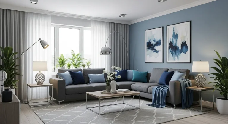 Gray and Blue Living Room Ideas: 13 Stunning Combos That Work