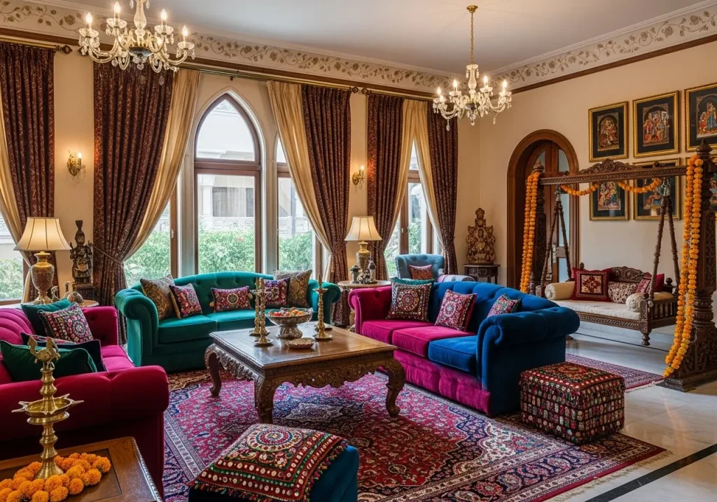 Indian Style Living Room Ideas: 13 Vibrant Ways to Transform Space