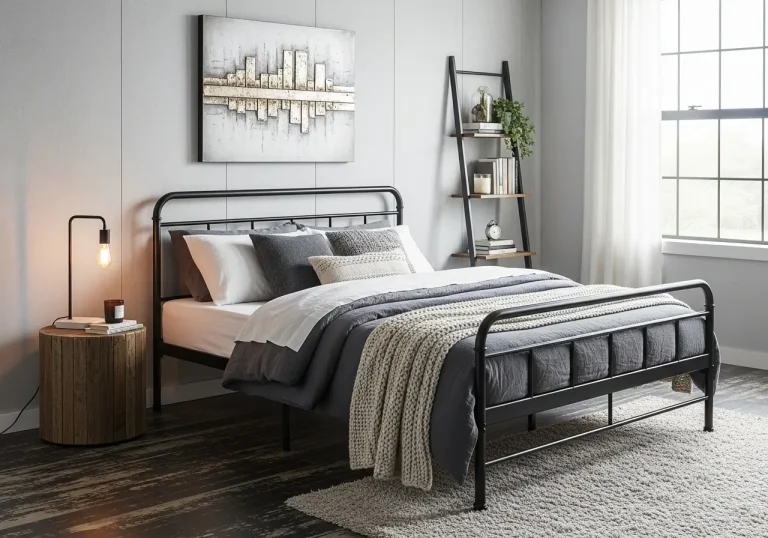 16 Metal Bed Frame Bedroom Ideas That Nail the Cozy Look