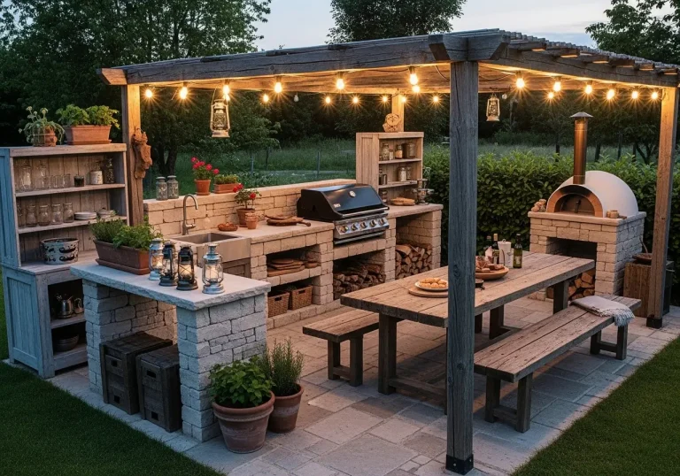 Rustic Outdoor Kitchen Ideas: 13 Charming Ways to Cook Outside
