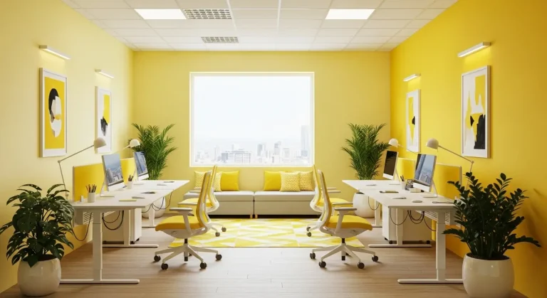 Yellow Office Ideas: 13 Brilliant Ways to Energize Your Workspace
